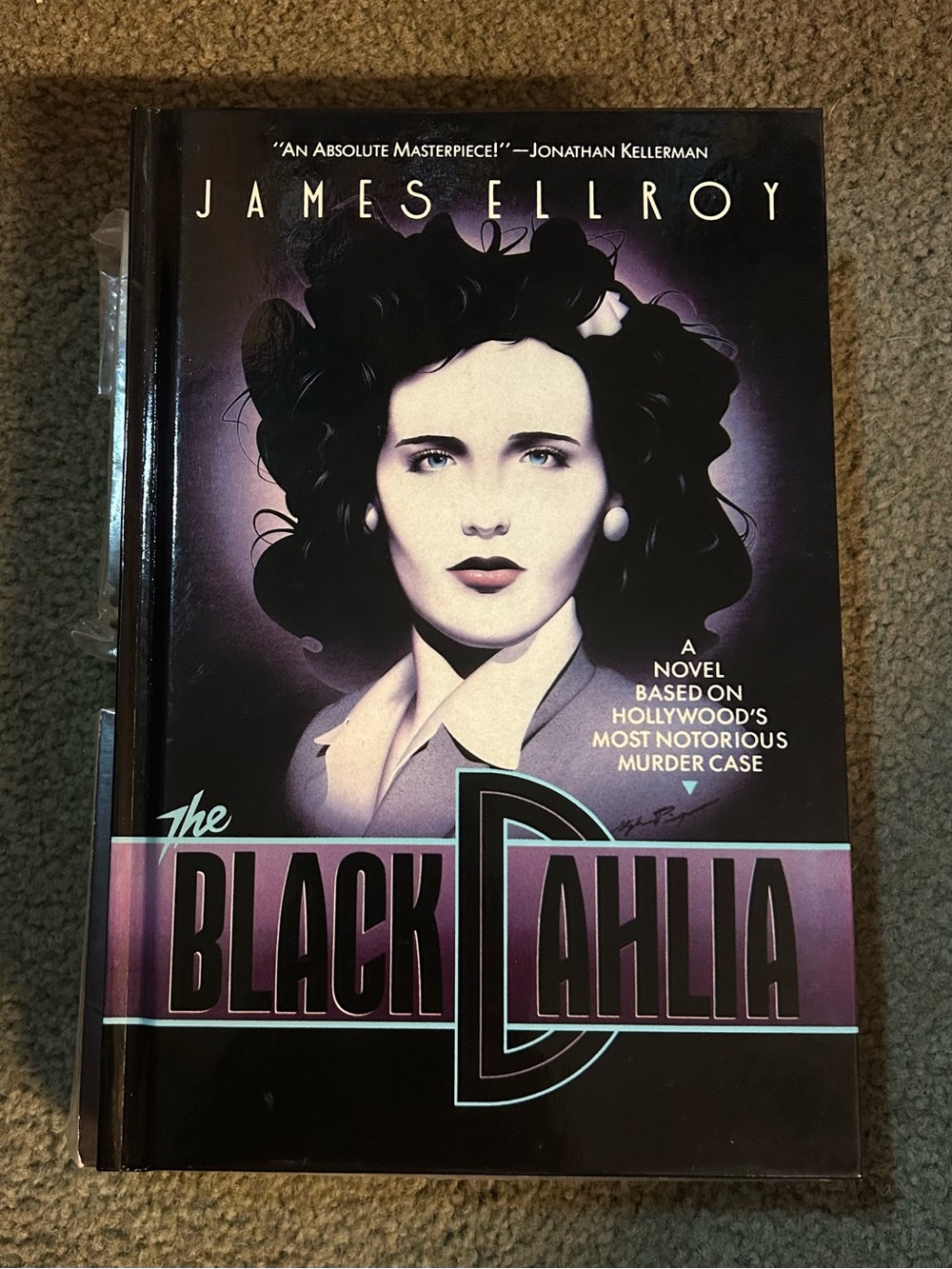 James Ellroy - The Black Dahlia (Purple & Black Cover) HARDCOVER